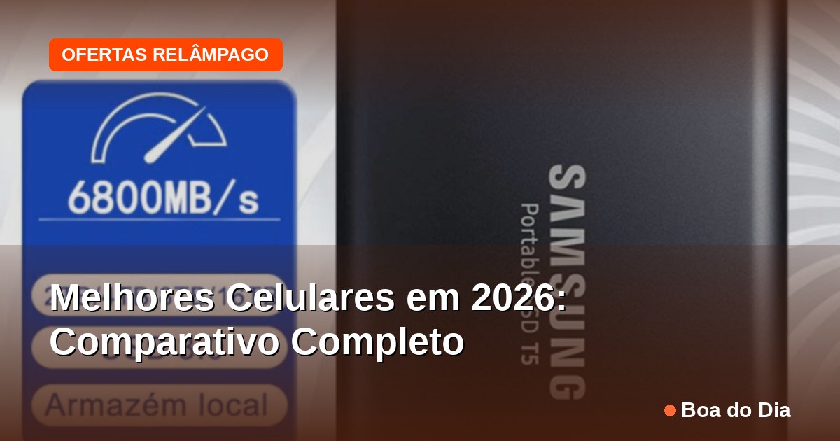 Capa: Melhores Celulares em 2026: Comparativo Completo