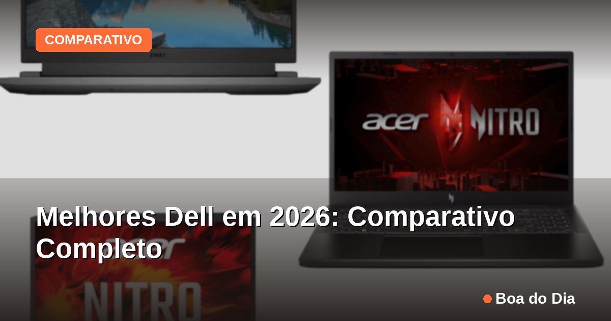 Capa: Melhores Dell em 2026: Comparativo Completo