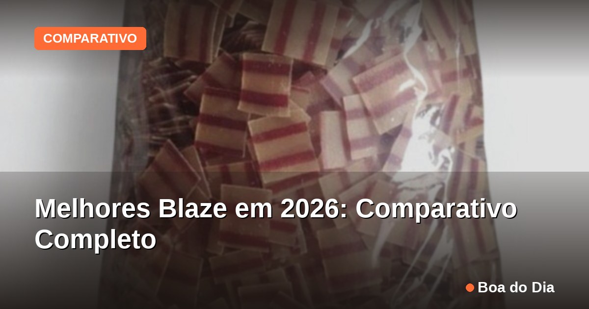 Capa: Melhores Blaze em 2026: Comparativo Completo